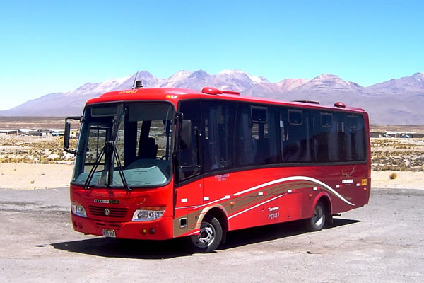 Bus Turistico: Arequipa Colca Puno